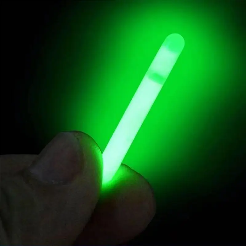 100PCS Fishing Float Light Stick Fluorescent Lightstick LED Fluorescent Dark Glow Sticks Fishing Float Accessories 2.2mm