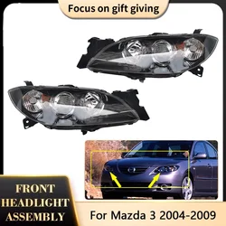 For Mazda 3 Sedan 2004 2005 2006 2007 2008 2009 Front Headlight Halogen Headlamp Lamp Tuning Driver Light Clear Len Car Assembly