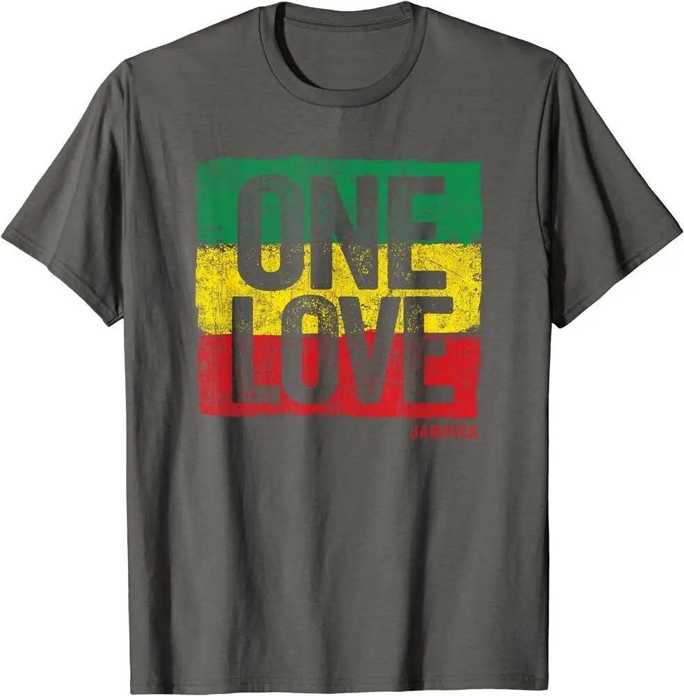 Eine Liebe Jamaika Reggae Vintage jamaika nischen Souvenir Geschenk Unisex T-Shirt