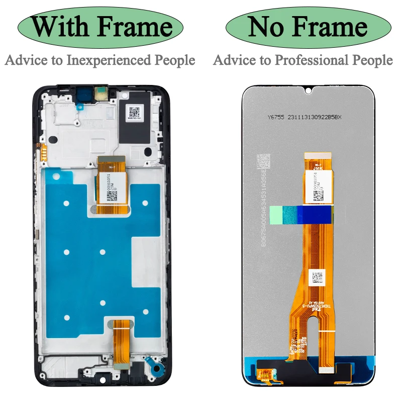 RKY-LX1 RKY-LX2 RKY-LX3 Premium Lcd For Huawei Honor X7A Display Touch Screen Digitizer Panel Assembly Lcd Screen With Frame