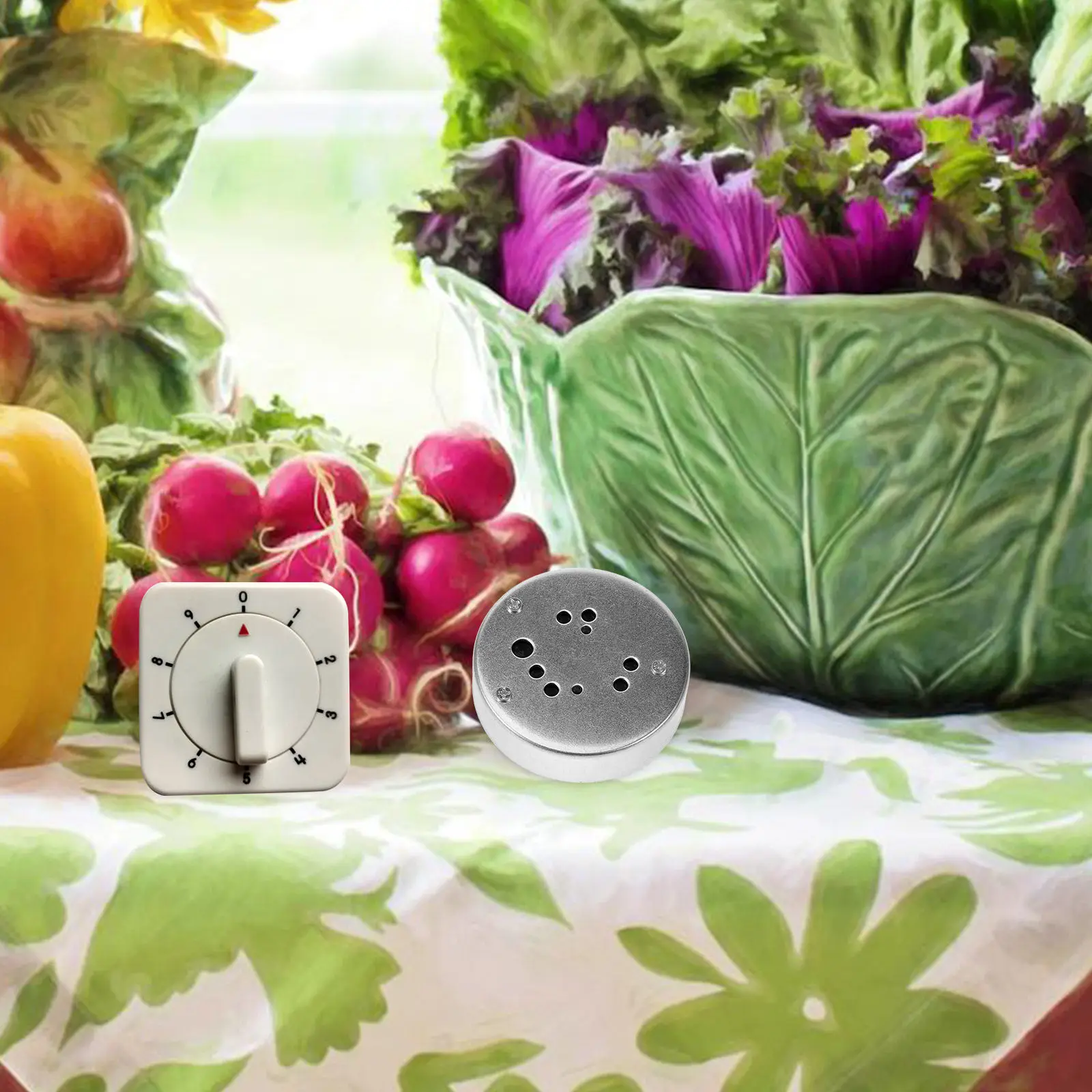 10-Minute Mechanical Timer Movement Steel Construction Battery- Timer Accessory Precision Timing for Baking Cooking