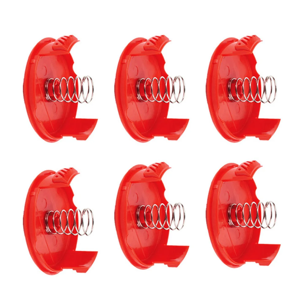 Trimmer Spool Cover String Trimmer Cap ABS Material 12-pack Tool-free Installation Maintenance Parts For Trimmers