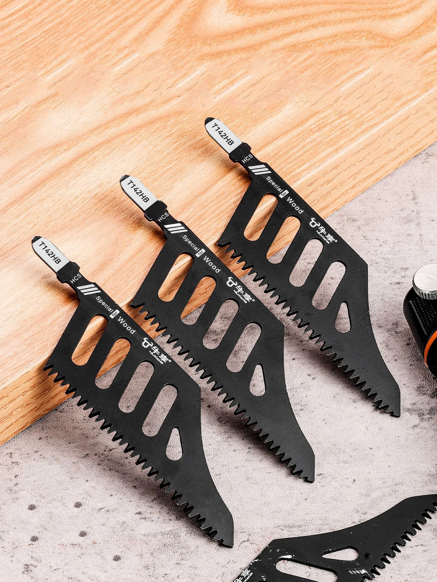 T142HB Curved Jigsaw Blade Flush Cutting Curved Reciprocating Saber Saw Blades For Precision T Shank Precision Jigsaw Blade