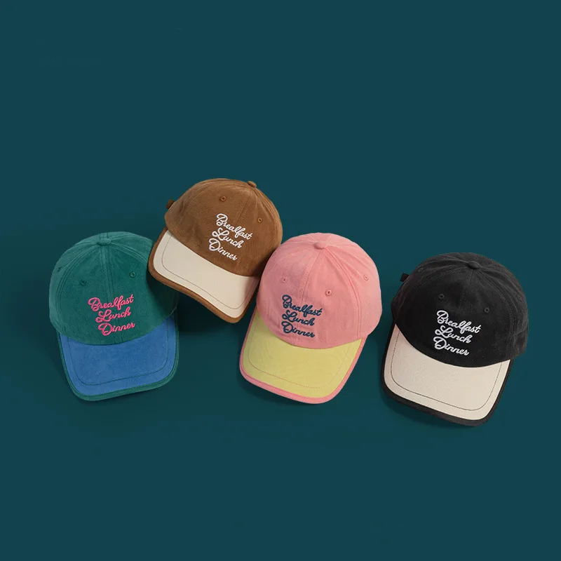 Soft Top Hip Hop Baseball Cap Men's and Women's Korean-Style Three-Dimensional Letter Embroidery Wide Brim Peaked Cap