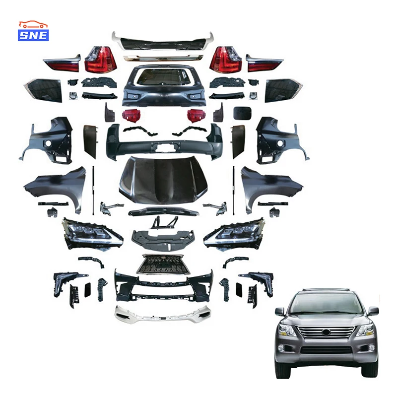 

New Arrival Exterior Accessories Front Bumper Fender Side Skirts Grille Body Kit for Lexus LX570 2008-2016 for Better Appearance