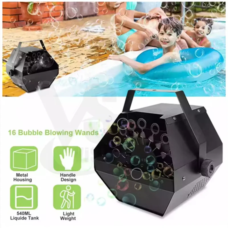 Bubble Machine Remote Control Stage effect machine Disco KTV Party Club Bar Wedding Mini bubble machine Stage Event Show