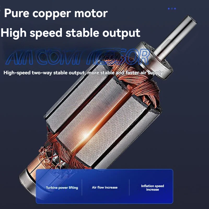 자동차 공기 펌프 트롤리 휴대용 다기능 12V 고압 전기 타이어 펌프 자동차 공기 압축기 자동차 Inflato