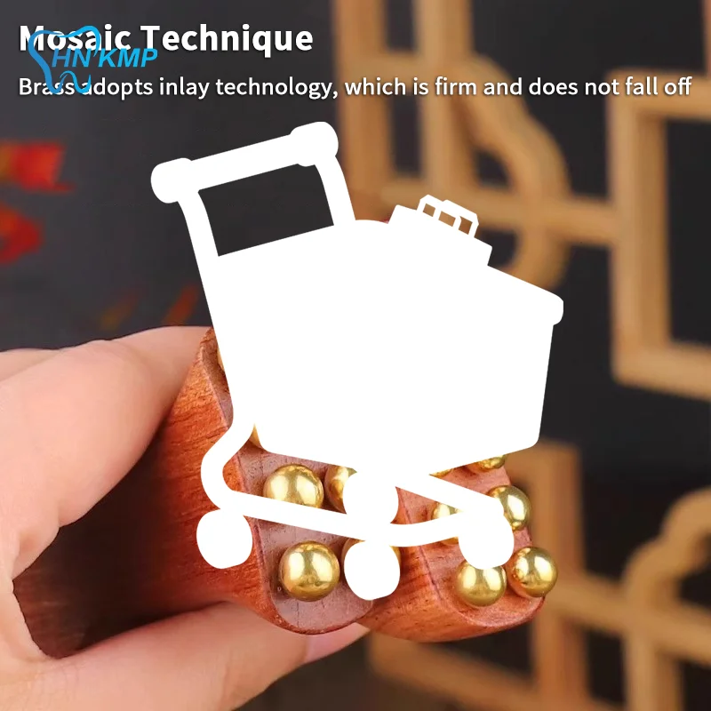 

Латунная золотая бусина, инструмент для подтяжки фасции для лица, массаж для красоты щек, Гуа Ша, лимфодренажный массажер, триггерная точка, релаксация