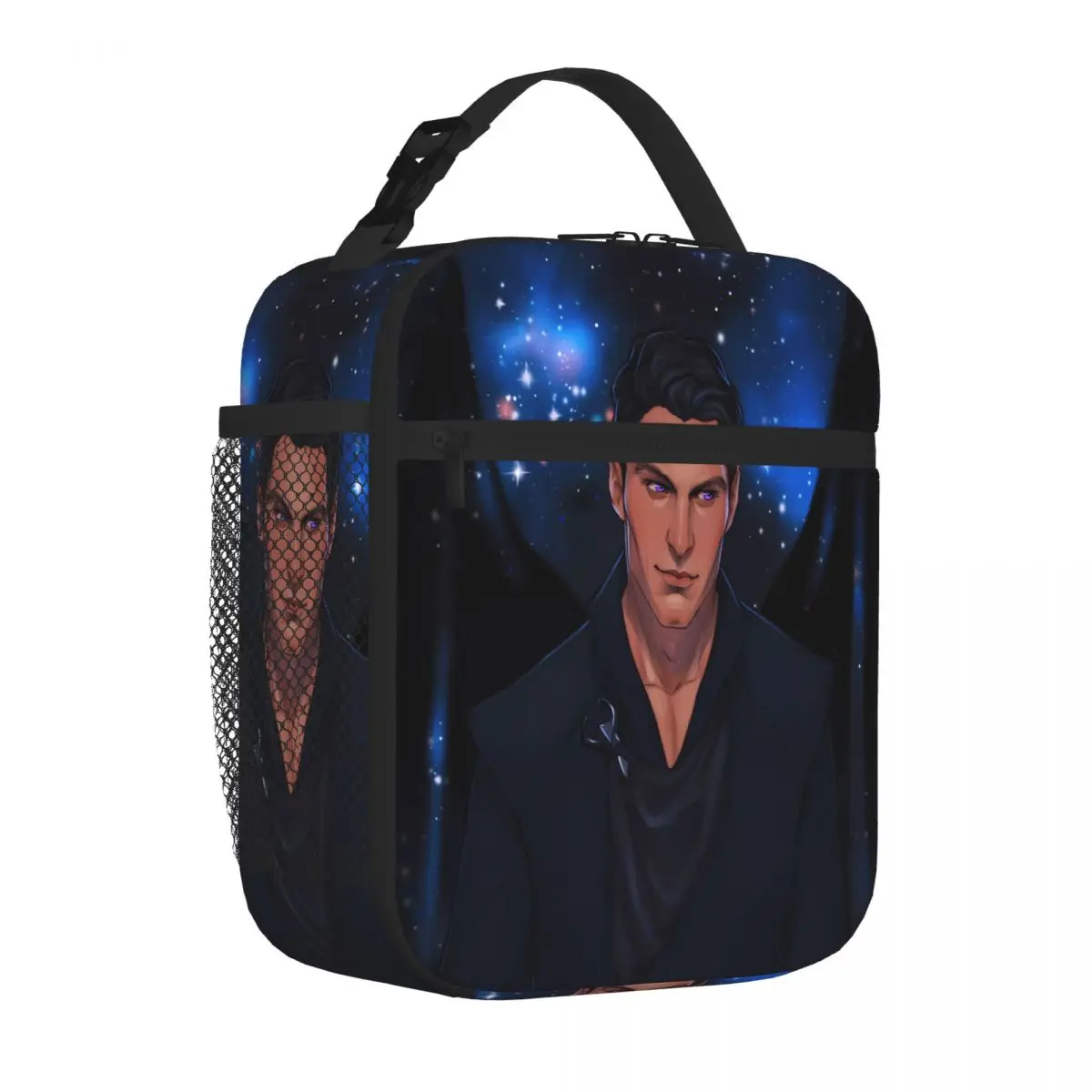Bestselling Rhysand Decorative Three Compartment Shoulder Lunch Bag Beach Outing Thermal Lunch Bag