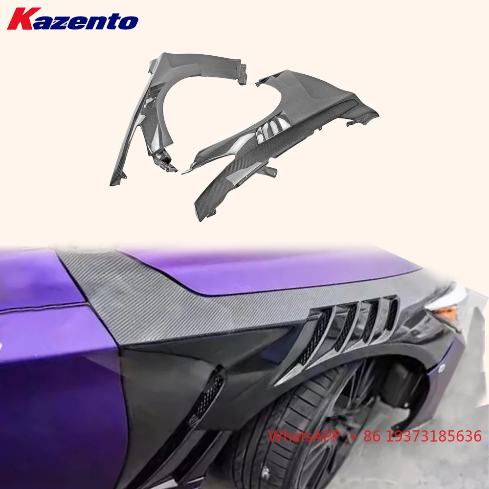 For Infiniti Q50 V37 2013-24 V2 Type Front Vented Fender Carbon Fiber