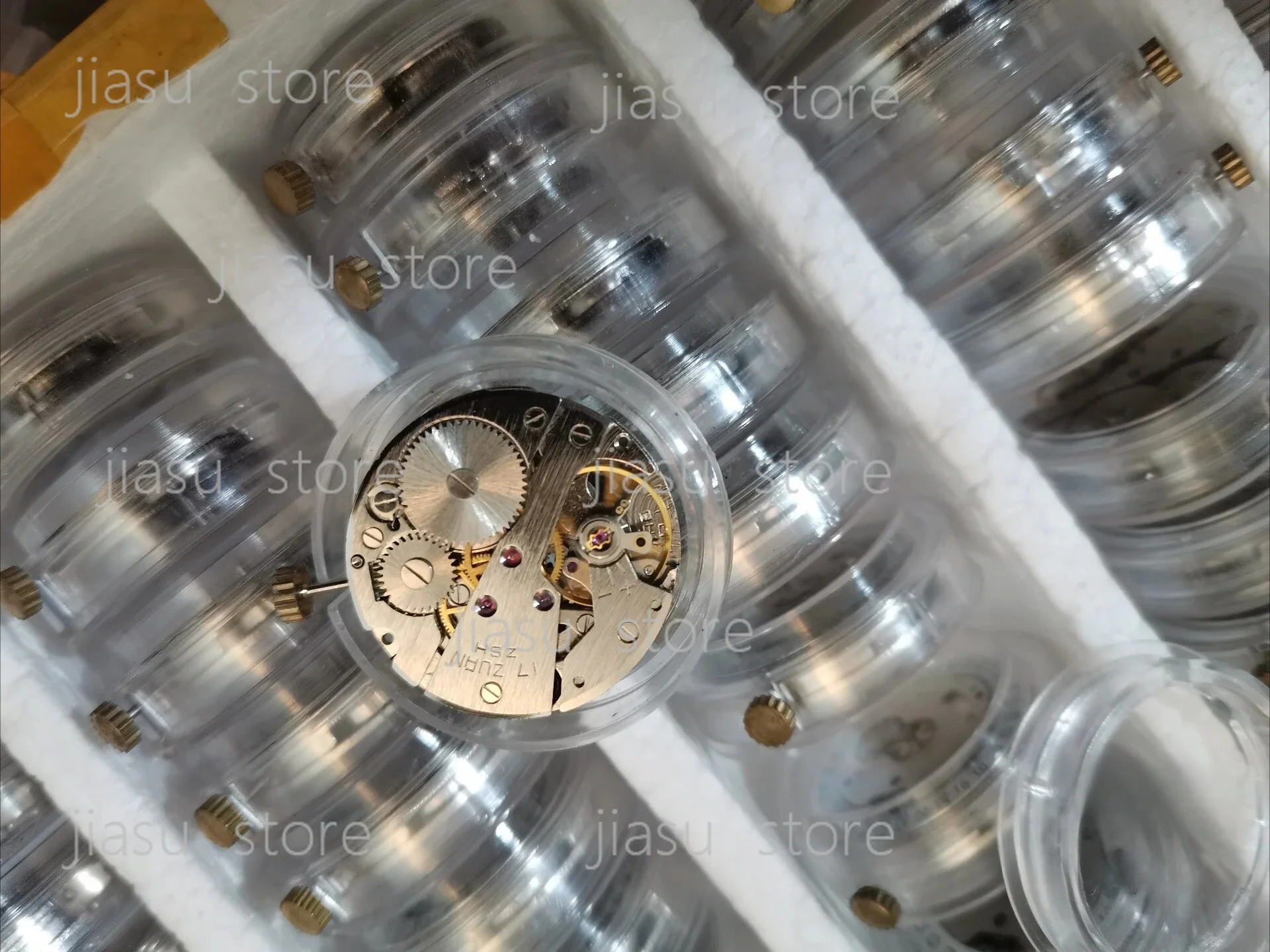 Domestic Tongji Movement 7120 Shanghai Hand Roll Clockwork Movement 19 Diamond Watch