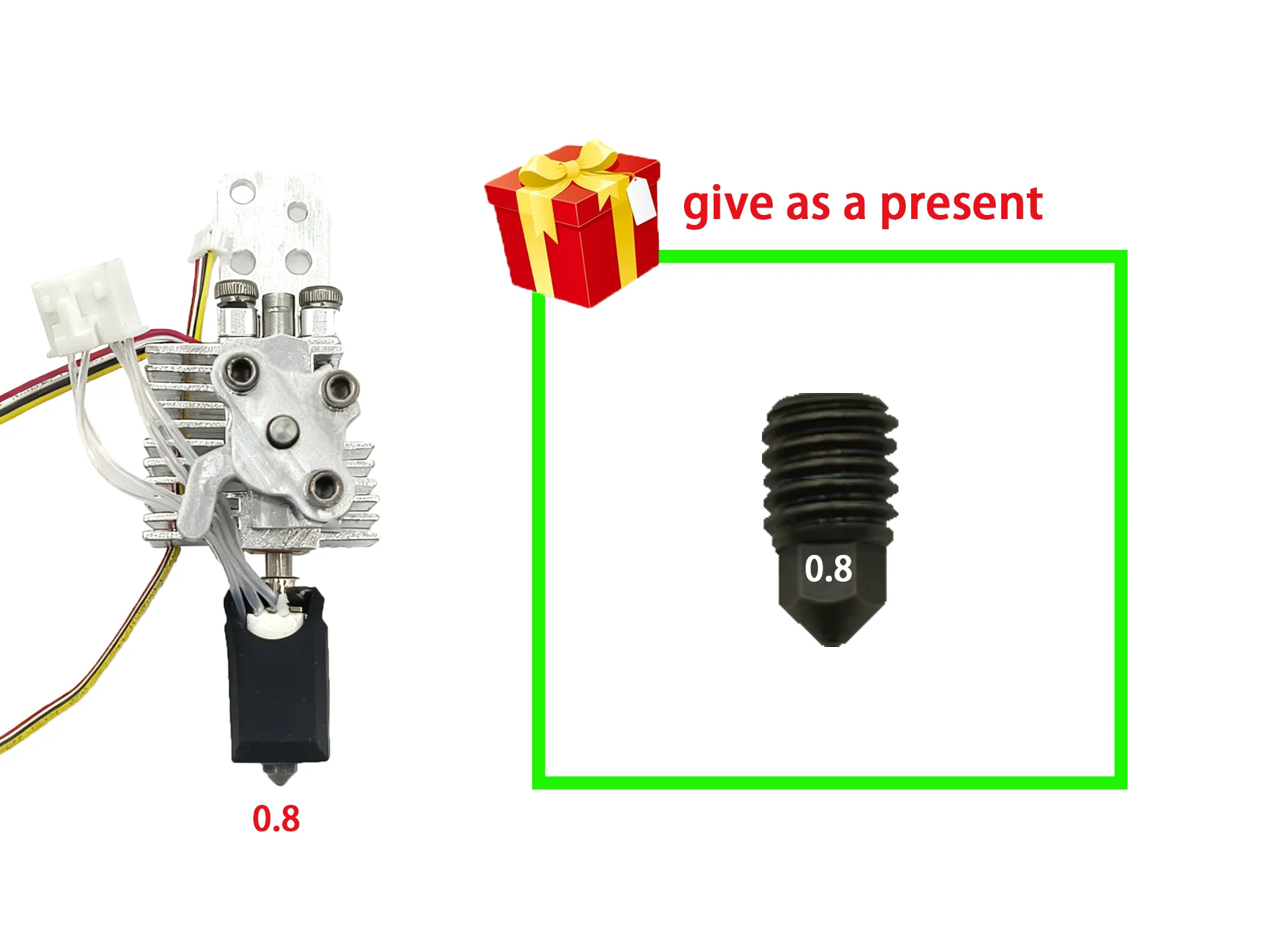 Acessórios para impressora 3D Anycubic: peças de liberação rápida totalmente metálicas + hotend de cerâmica para modelo combinado S1