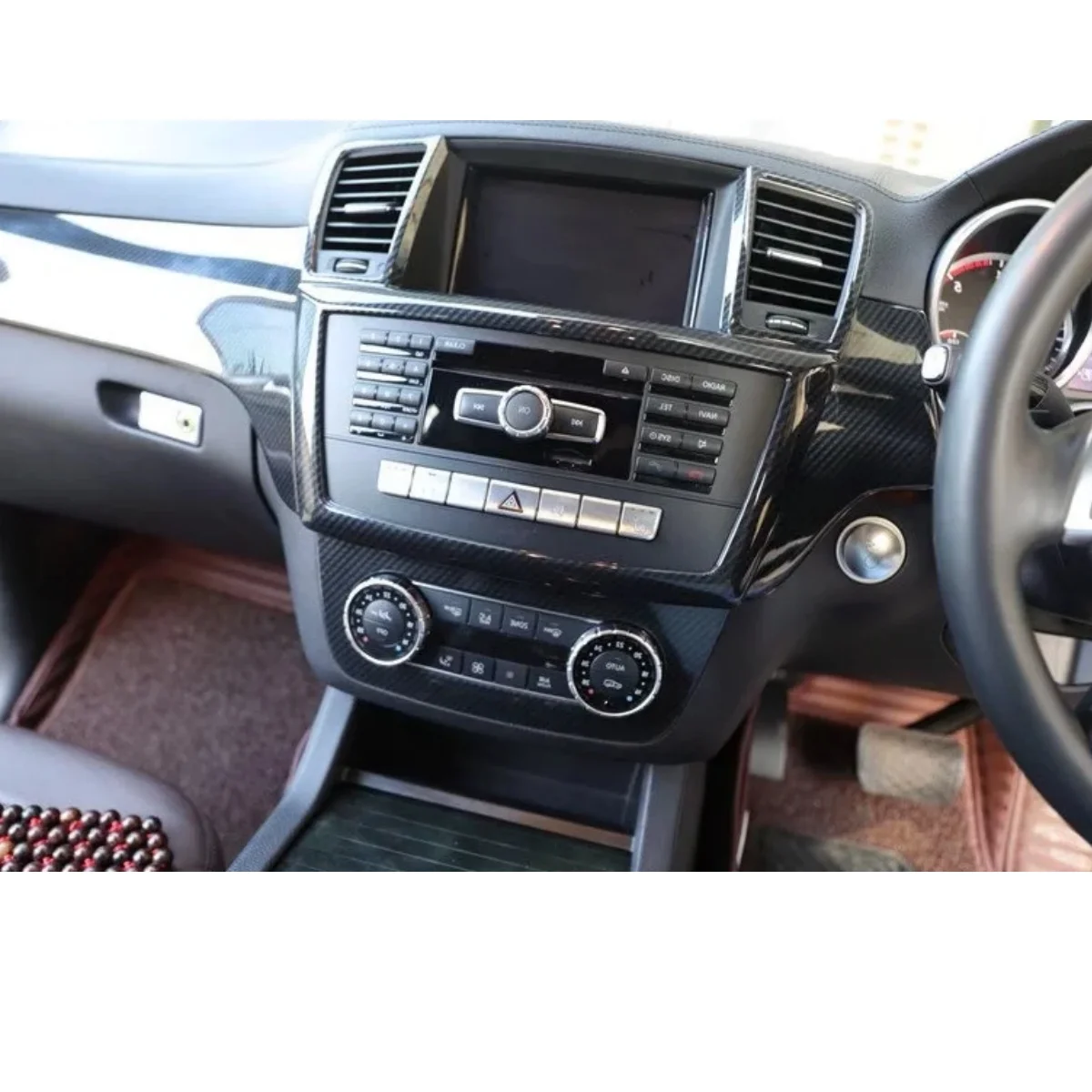 For Mercedes Benz ML GL 2012 2013 2014 2015 Right Hand Drive Car Dashboard Door Air Vent Decoration Cover Styling Car Trim