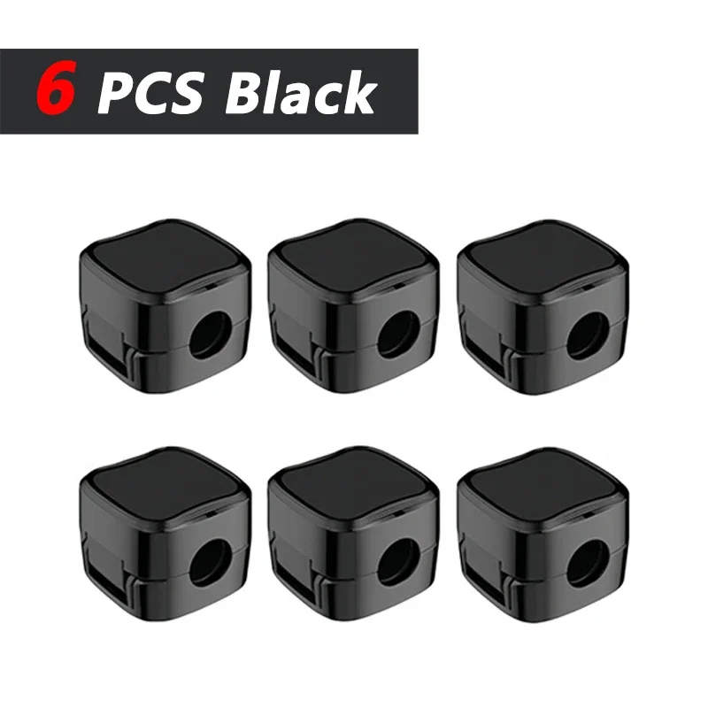​for Home Office Car Wall Desktop Nightstand​​ Magnetic Cable Clips Adjustable Cord Holder | Adhesive Under Desk Mgmt Organizer