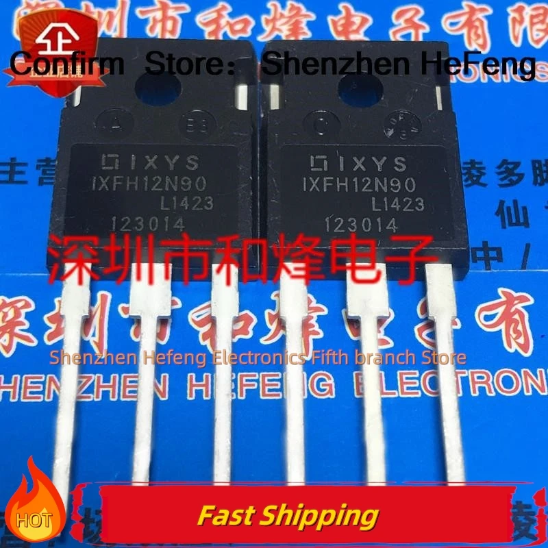 5PCS-10PCS IXFH12N90  TO-247 900V 12A   Original Best Quality 100% Test   Quality Can Be Purchased