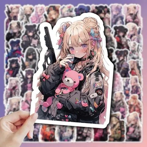 8 best sales anime tjej klistermärken - №2