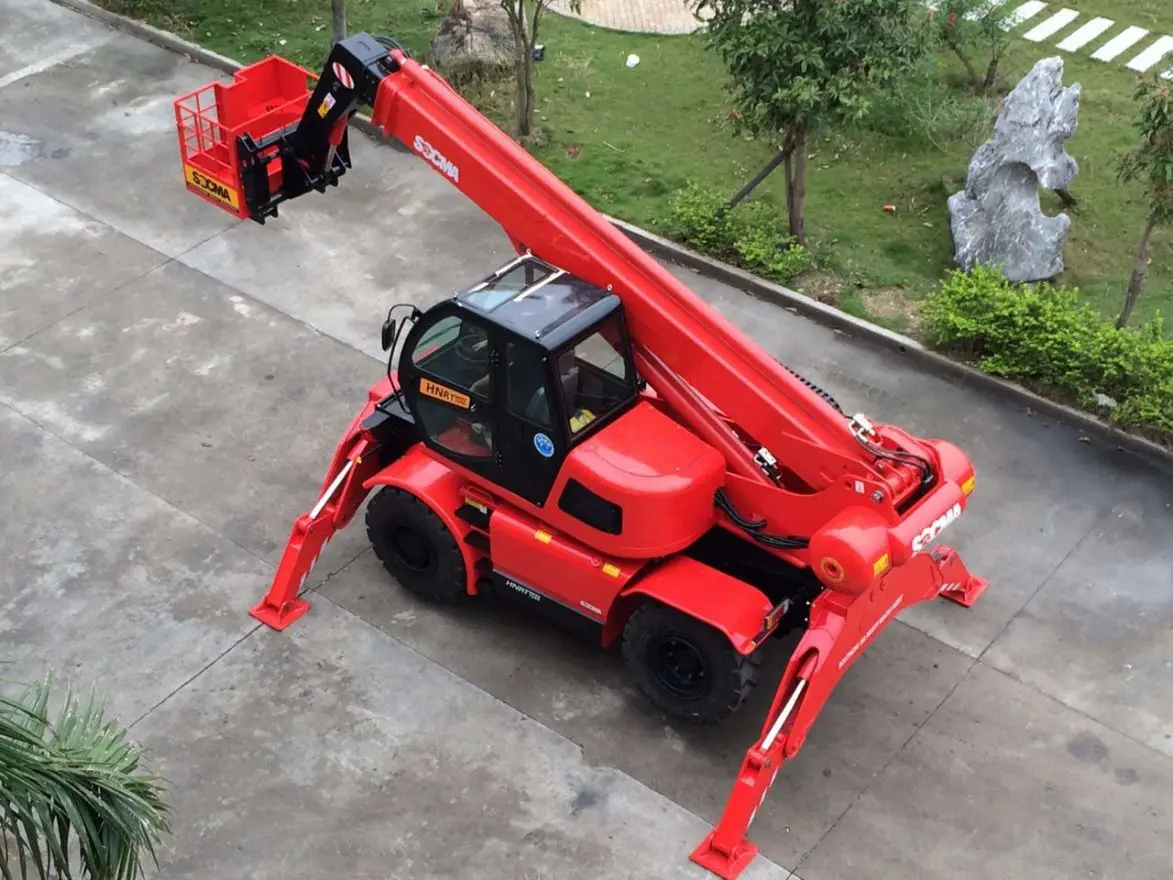 YG Rotating Telehandler Sale Telescopic Forklift 360 Degree Rotate Rotating Telehandler 15 Meters Lifting Height