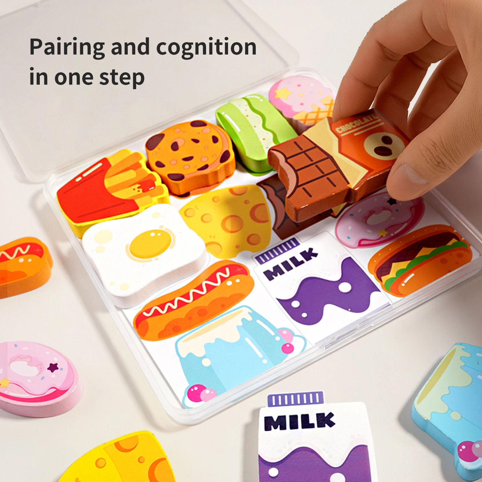Montessori Toy Wooden jigsaw Puzzle Creative 3D Puzzle for Children's Intelligence Development Ealy Educational Toy For Children