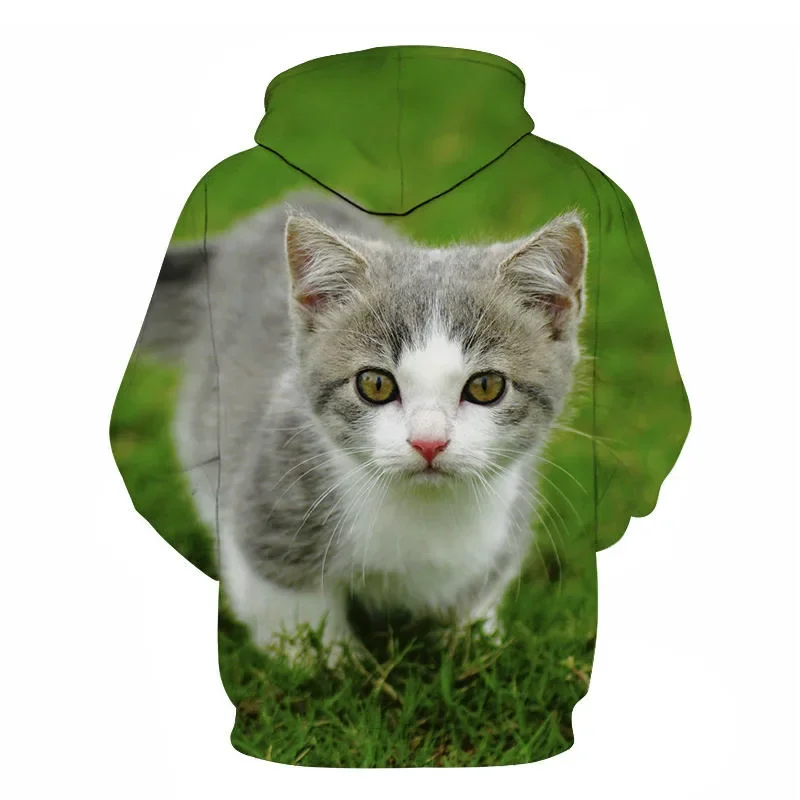 3D Lightning Cat Hoodies Sweatshirt Women/men/kids Cool College Fashion Hoodies Oversized Thunder Sweatshirt Loose Hooded