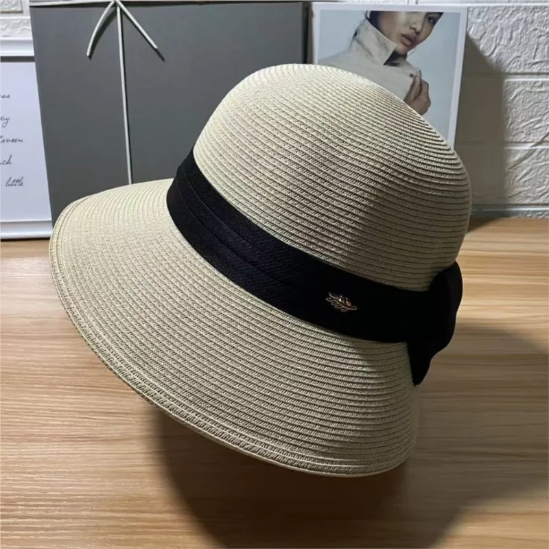 

Fashionable open-mouthed sun-protective hats for women casual fisherman that show off the face small basin are trendy