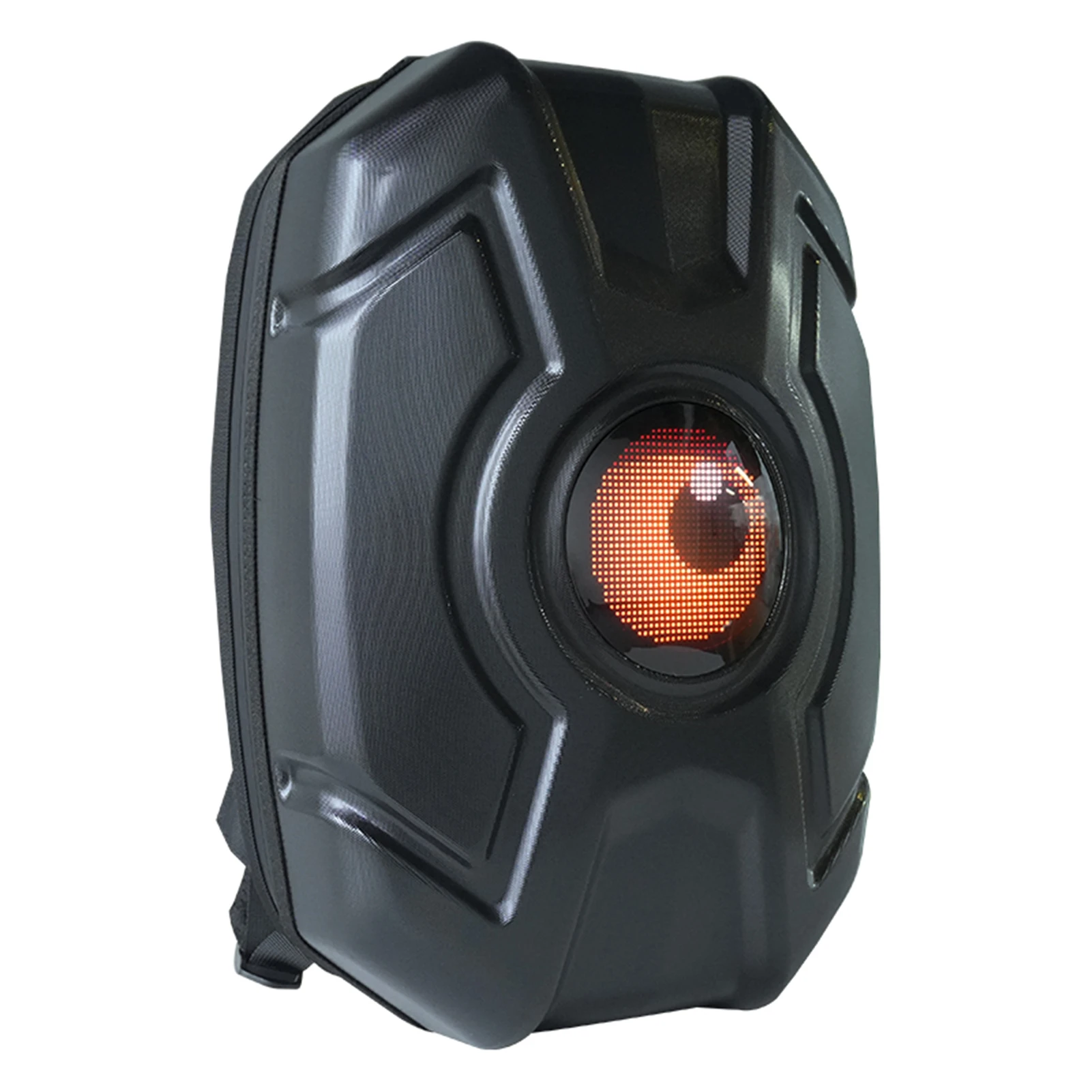 

Motorcycle Backpack with LED Screen LED Outdoor Motorcycle Backpack Helmet Bag ABS Hard 3D Appearance Screen Backpack