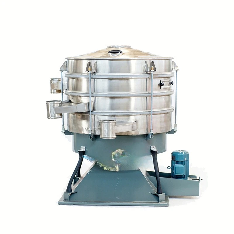 Chemical food powder particles, imitation artificial shaking and impurity removal multi-layer vibrating screen