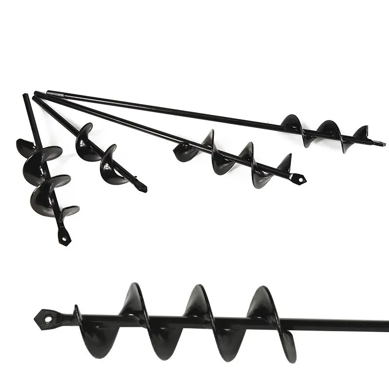 CMCP-broca en espiral para jardín, herramientas para excavación de agujeros, poste de plantación de ropa de cama y jardinería, eje hexagonal