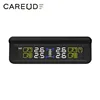 TPMS-Reifendruckkontrollsystem, Solarstrom-LCD-Display mit 4 internen/externen Sensoren, austauschbarer Batterie, PSI/BAR-Modus 4