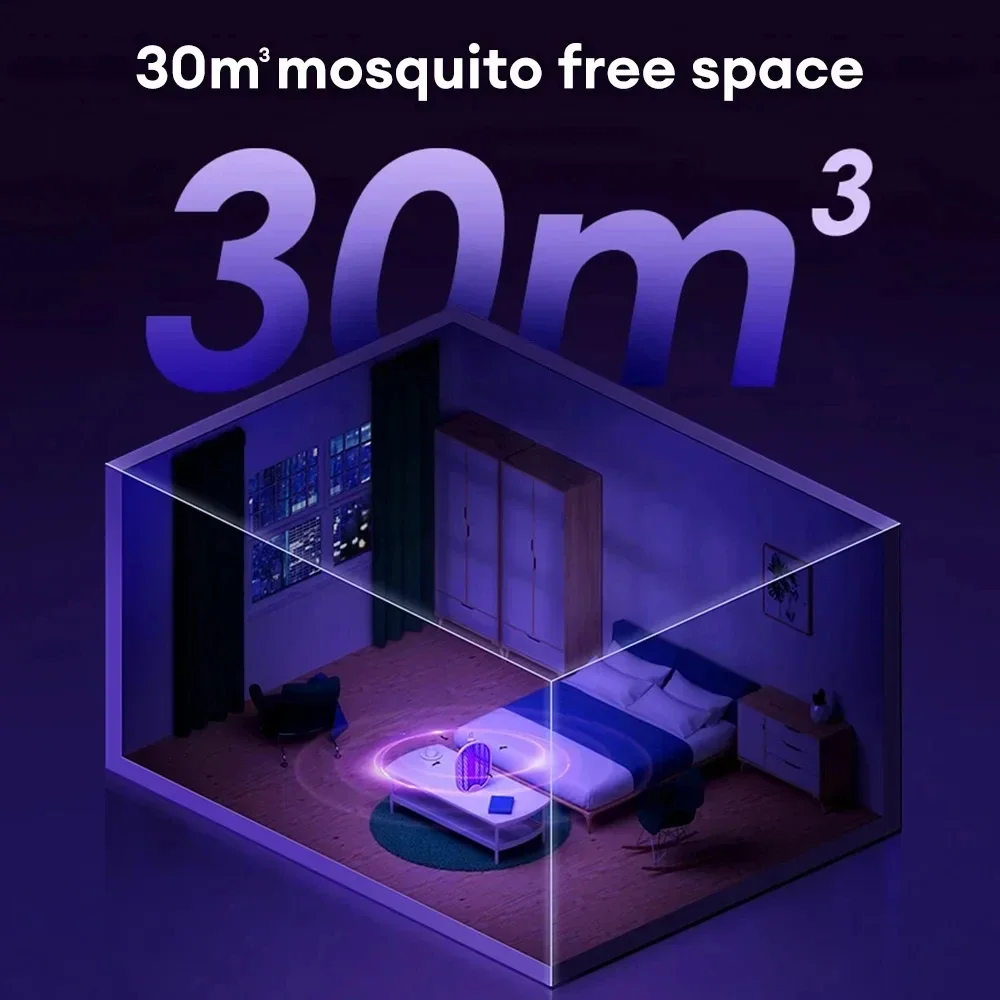 Foldable Electric Mosquito Killer USB Rechargeable Fly Trap Mosquito Swatter Racket Insect Killer With UV Light Bug Zapper 3500V