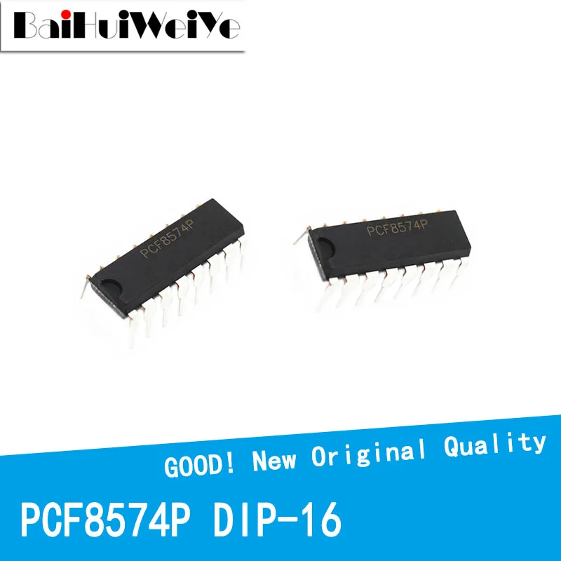 

10PCS/LOT PCF8574 PCF8574P DIP-16 I/O Expander New Good Quality Chipset