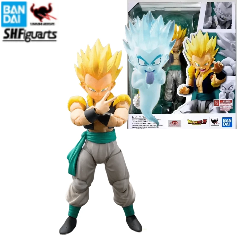 BANDAI-Figurines Dragon Ball Z S.H Figuarts, Super Saisuperb, Gotenks, PVC, 15cm, Collection de jouets, Cadeaux, En stock