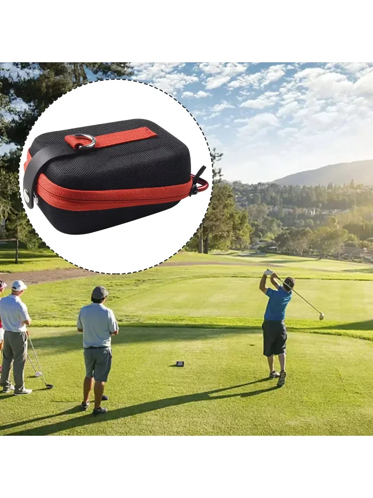 Magnetic Buckle Carrying Case For Golf Rangefinder Waterproof Hunting Camera Pouch With Belt Loop And Carabiner