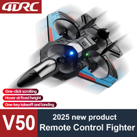 4DRC New RC Aircraft V50 Fighter 2.4G Radio Control Helicopter Remote Control Plane Glider Airplane Boys Toys for Children