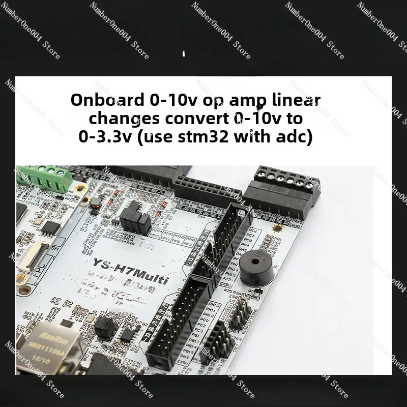 STM32 H743 development board motor industrial control dual CAN dual 485 isolated input relay output