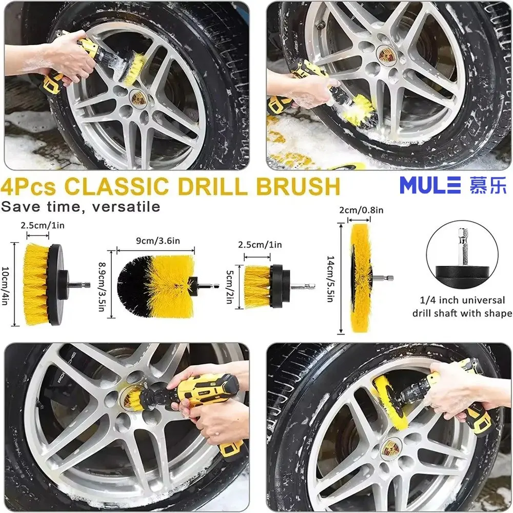 Car Cleaning Kit Detailing Brush Set Car Polish Pads Car Cleaning Brush For Car Air Vents Rim Dirt Dust Clean Tools