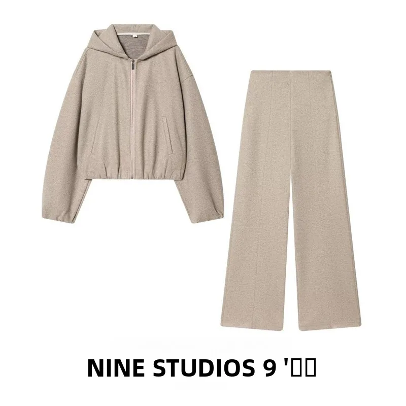 

Комплект женской одежды ed Jaet: модные брюки с высокой талией и длинными рукавами, зимняя коллекция