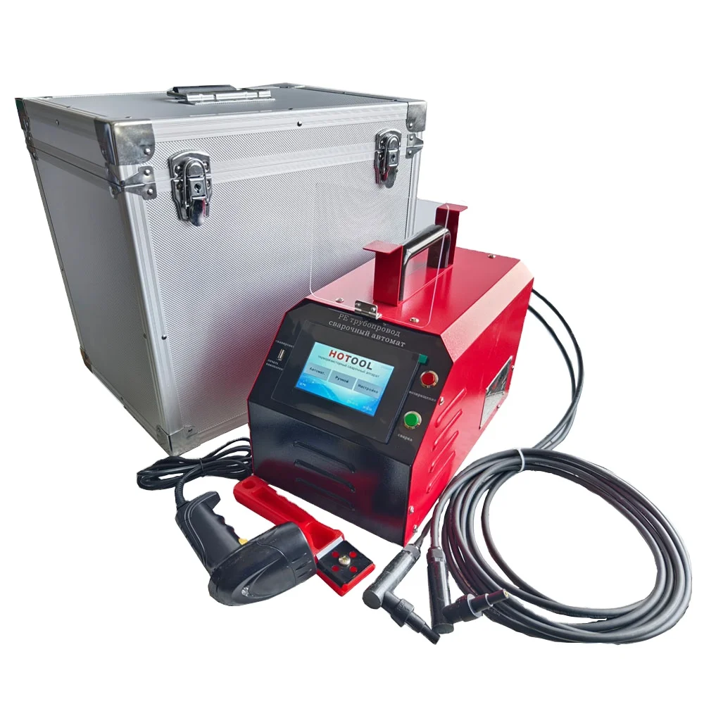 Electrofusion Welding Machine 20-630mm Electrofusion Polyethylene Pipe Fittings Welding Machine 220 Volt Aluminum Box