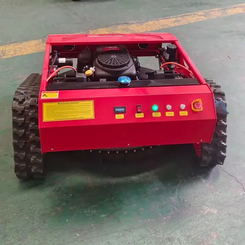 Cheap Riding Crawler Grass Cutter Remote Control Lawn Mower Garden