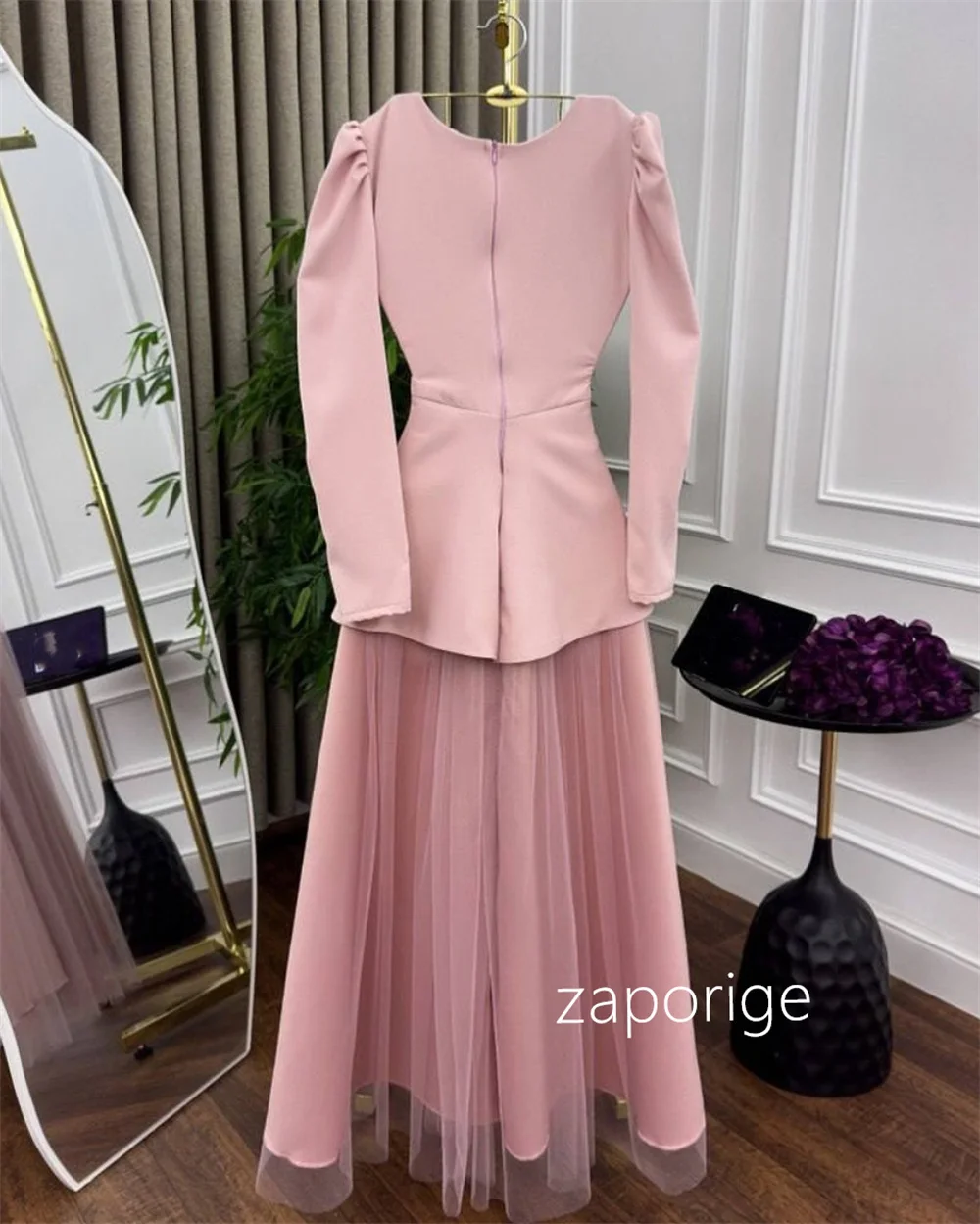 Customized Formal Jersey Button Pleat Midi Dresses Scoop Neck Long Dresses Bespoke Occasion Sizes Available Exquisite