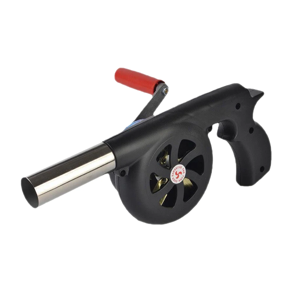 

Hand Crank Fire Blower BBQ Fan Portable Outdoor Barbecue Tool Premium Material Durable Practical Camping Use