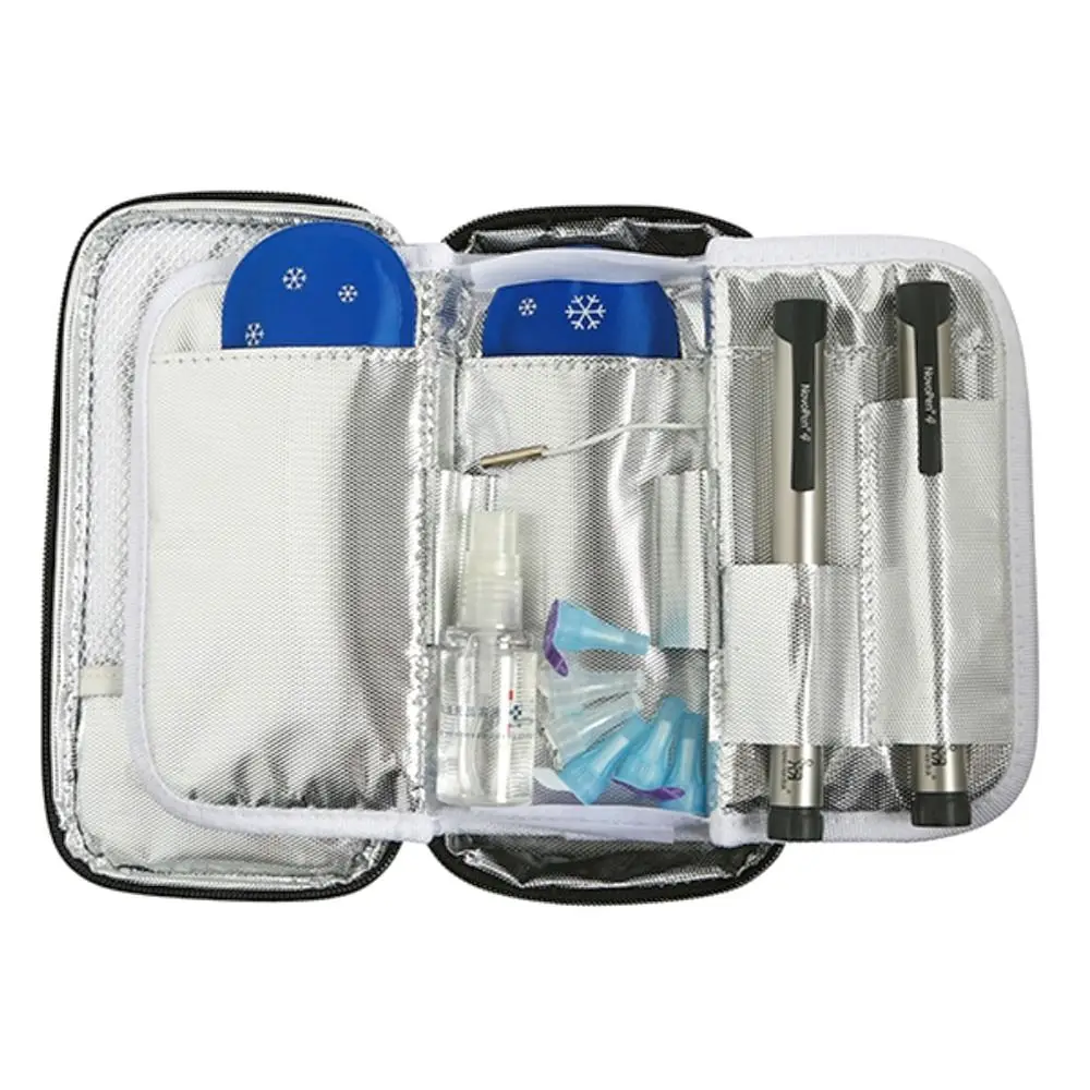 Portable Waterproof Diabetic Insulin Cooling Bag Carry-on Protector Pill Refrigerated Ice Pack Drug Freezer for Medicla Cooler
