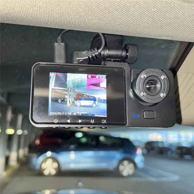 

Dash Cam Front And Rear Inside Wifi Dash Camera Included With 32G SD Card Loop Recording-AD39