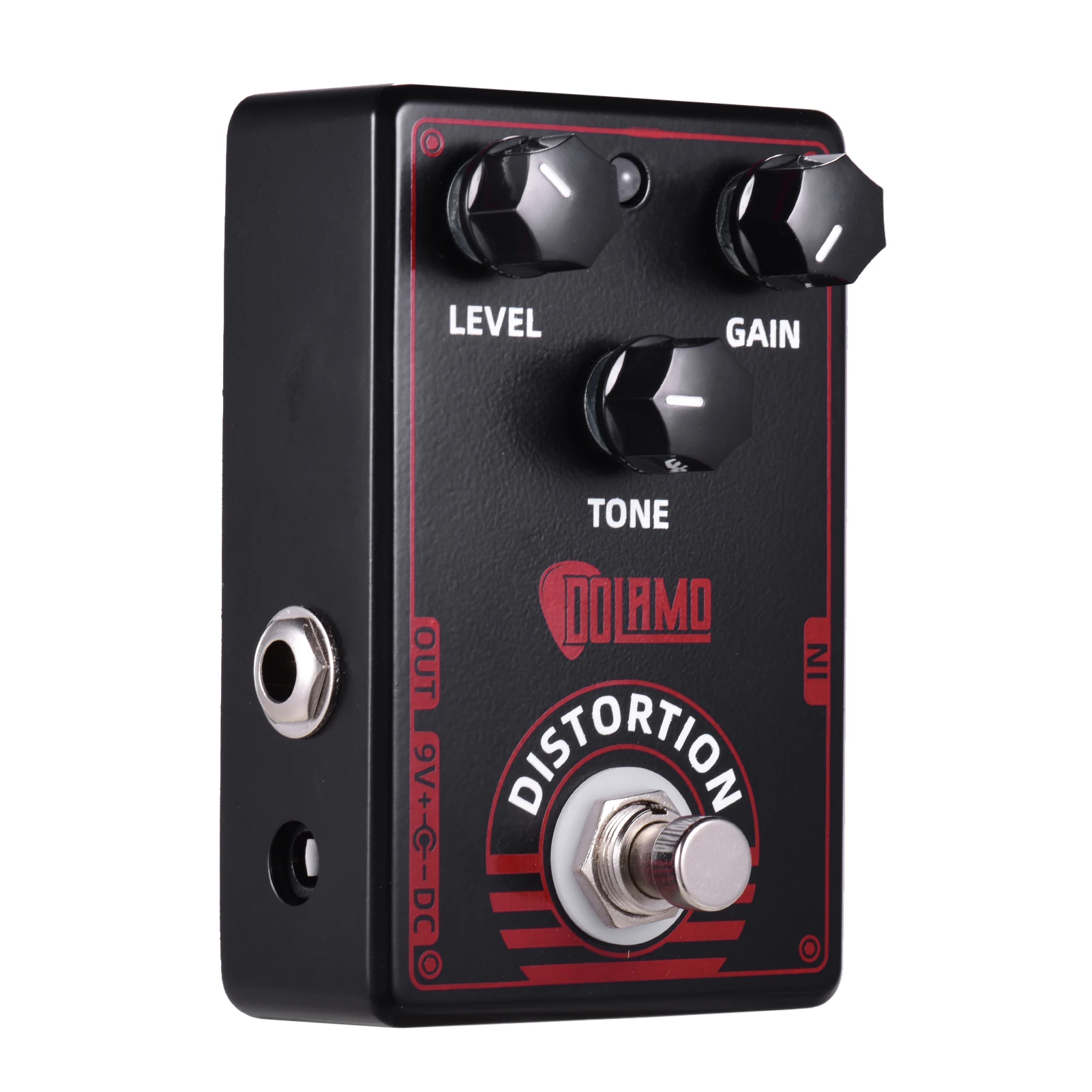 Dolamo D-4 High Gain Distortion Guitar Effect Pedal True British Style Effect Pedal with True Bypass for Electric Guitar