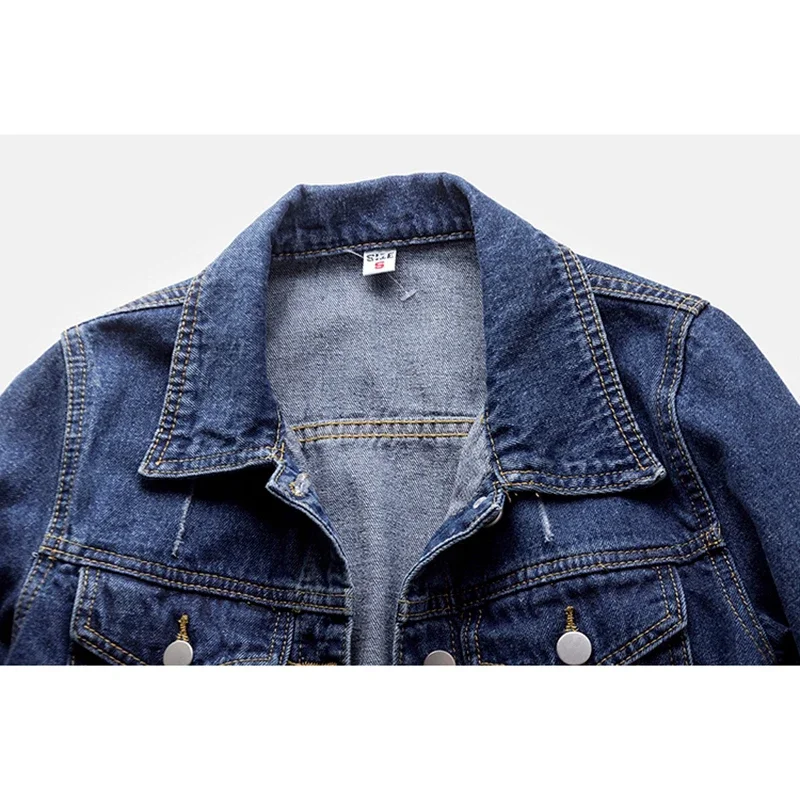Frühling Sommer Dünne Ausgefranste Tasche Hülse Mit Drei Vierteln Denim Jacke Frauen Dünne Kurze Cowboy Oberbekleidung Vintage Jeans Jacke Weibliche