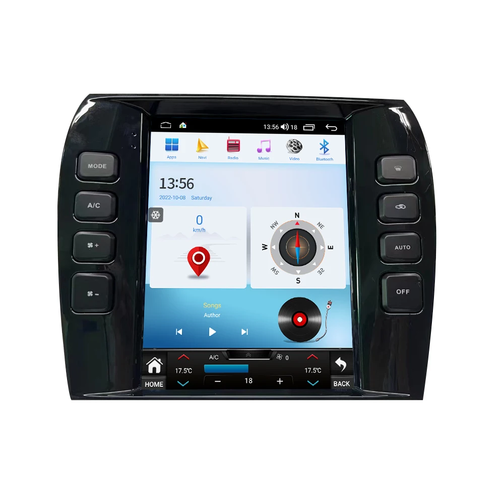 Dla Jaguar X-TYPE 2001-2017 Android 11 Android Radio samochodowe Auto Multimedialny odtwarzacz wideo Nawigacja GPS Bezprzewodowy Carplay