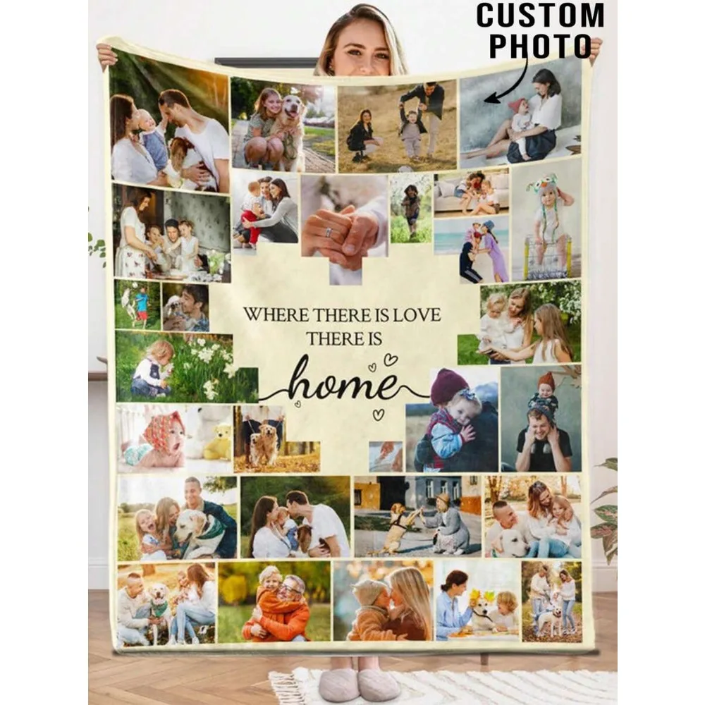 

1pc Custom Name Blanket For Bed ,Personalized Bedding Blanket With Name, Custom Vehicles Blanket