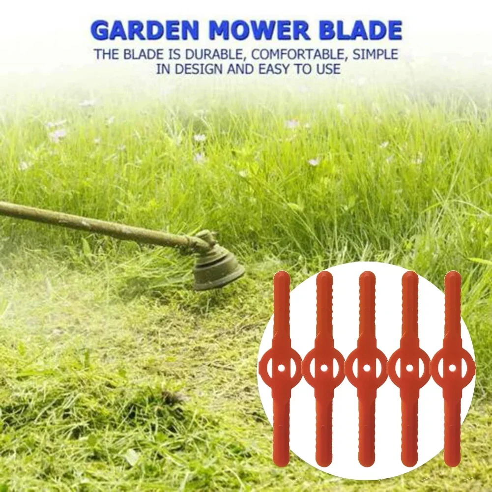 New Blades Lawn Mower Grass Trimmer Plastic Replace Parts Replacement 20PCS Accessories Cordless Cutter Cutting Head