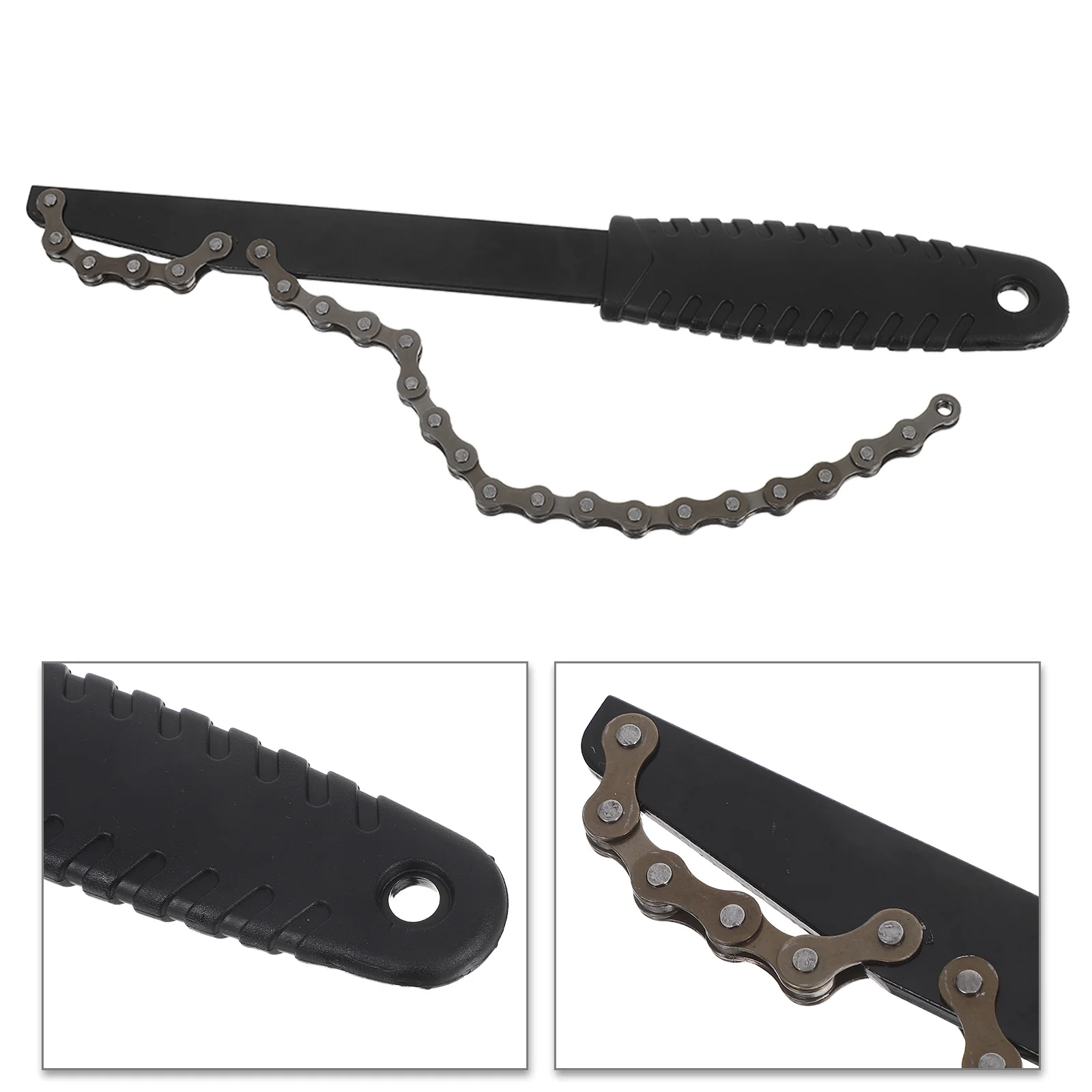 

1Set Bike Cassette Lockring Removal Tool Bicycle Chain Whip Sprocket Remover Kit Freewheel Turner Repair Set Bike Chain Whip