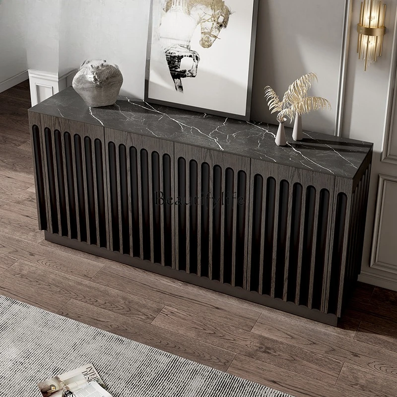 5New النمط الصيني مدخل خزانة مدخل الخشب الصلب ضوء خزانة خذاء نمط فاخر