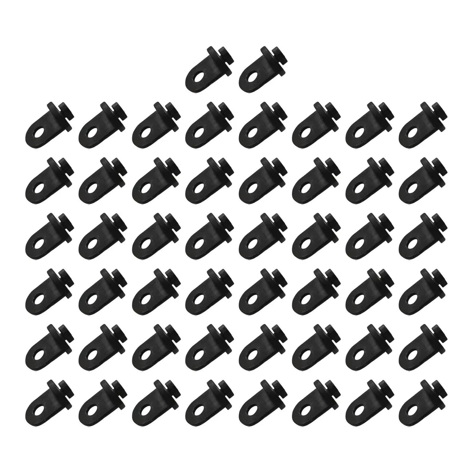 50x Greenhouse Twist Clips Shading Fixing Clips Plant Hangers Hook Hanger for Balcony Lawn Planting Hanging Flower Pots Outdoor